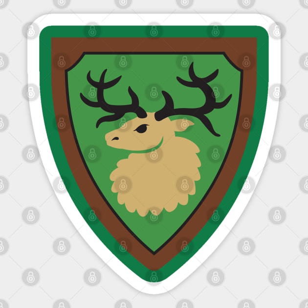 Deer (2022) Sticker by GrantMcDougall